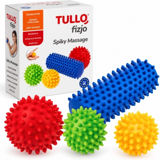 Σετ μασάζ Tullo με εξογκώματα, 4 τεμάχια