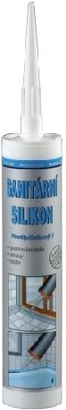 Υγειονομική σιλικόνη SILVER LINE λευκή 280 ml