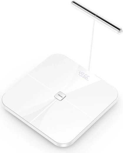 AWEI ss1 έξυπνη προσωπική ζυγαριά με Bluetooth 5.0 και ανάλυση σώματος, λευκή