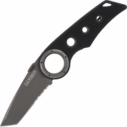 Gerber Remix Tactical τακτικό πτυσσόμενο μαχαίρι τσέπης 7,7 cm, μαύρο, G10, κλιπ