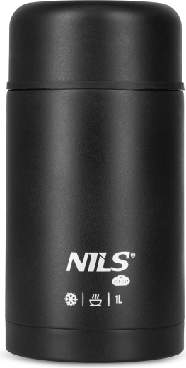 Θερμός φαγητού NILS Camp 1000 ml μαύρος