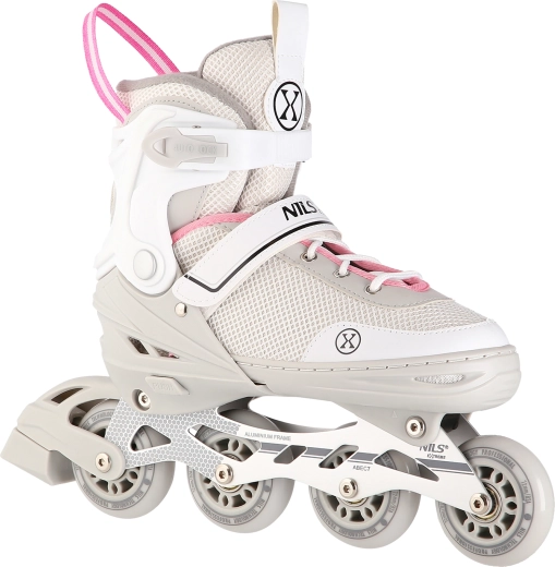 Πατίνια 2σε1 NILS Extreme NH18188A γκρι‑ροζ – L(39-43)