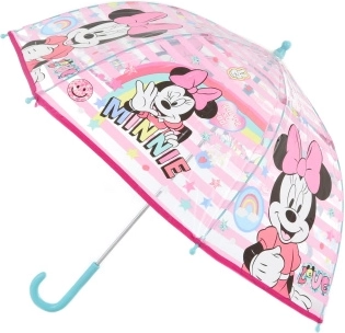 Διαφανής χειροκίνητη ομπρέλα MINNIE