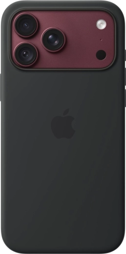Θήκη σιλικόνης Apple με MagSafe για iPhone 18 Pro Max, μαύρη