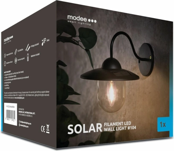 Modee Smart Lighting ηλιακή επιτοίχια λάμπα 104