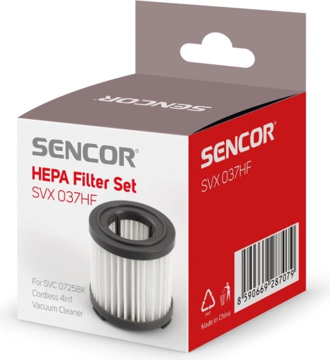 Σετ φίλτρων HEPA Sencor για τις ηλεκτρικές σκούπες SVC 0725BK και τη σειρά SVC 87xx