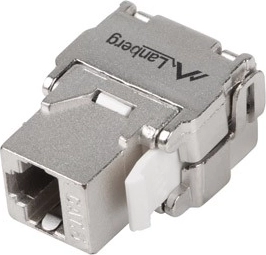 Εργαλείο-ελεύθερο keystone module RJ45 Cat6 FTP 180° - 1 τεμάχιο