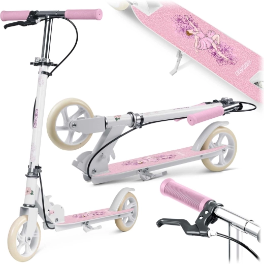 Παιδικό αναδιπλούμενο πατίνι RICOKIDS Kodi μπαλαρίνα, τροχοί 145 mm, χειρόφρενο και ποδόφρενο