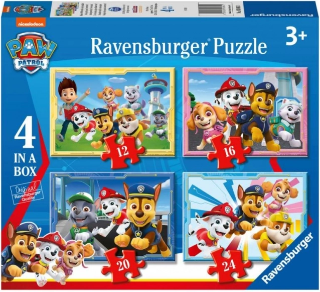 Παζλ Ravensburger PAW Patrol 4σε1 (12/16/20/24 κομμάτια)
