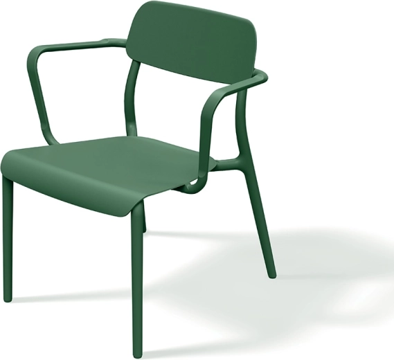 Πολυθρόνα Ferne Rimo σκούρο πράσινο 620 × 625 × 748 mm