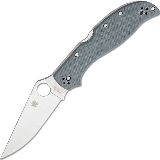 Spyderco Stretch 2 XL πτυσσόμενο μαχαίρι τσέπης 10 cm, σατινέ, γκρι G10
