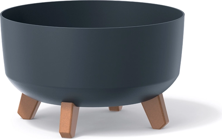 Γλάστρα με ποδαράκια Gracia Low 28,5 cm – ανθρακί