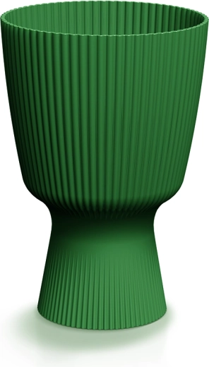 Γλάστρα Milly Round 18,8 cm σκούρο πράσινο