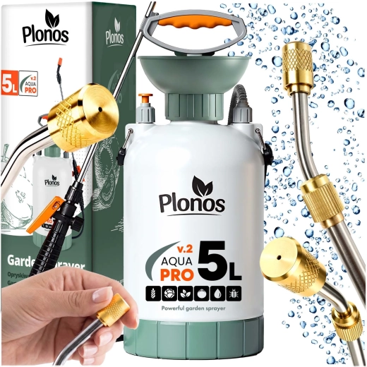 Χειροκίνητος πιεστικός ψεκαστήρας 5 l Plonos Aqua Pro