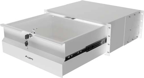 Lanberg κλειδωμένο συρτάρι για rack 19" 4U 360 mm γκρι