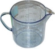 Μεζούρα 0,35 l από διαφανές πλαστικό