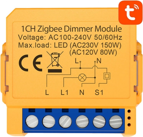 Έξυπνος διακόπτης εντοιχισμού Zigbee Tuya Avatto