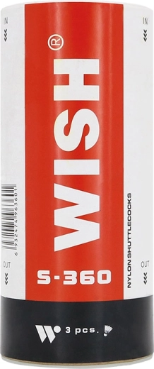 Φτερά badminton WISH S-360, 3 τεμ.