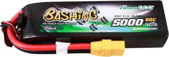 Μπαταρία LiPo GensAce 5000 mAh 11,1 V 60C 3S με σύνδεσμο XT90