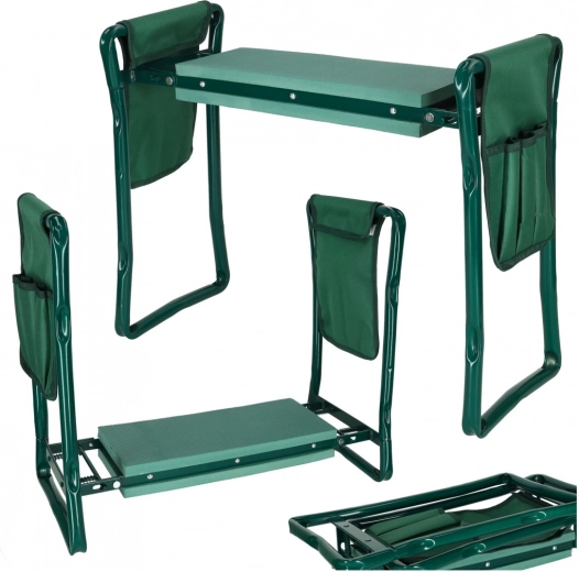 Πτυσσόμενο κηπευτικό σκαμνάκι και κάθισμα 3 σε 1