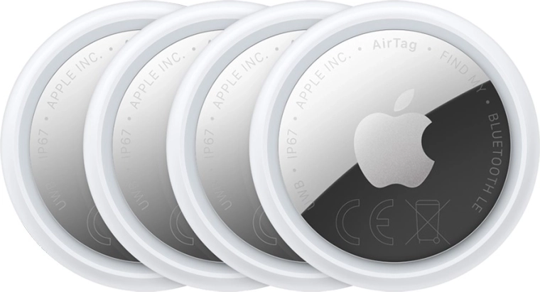 Apple AirTag 2ης γενιάς – σετ 4 τεμαχίων