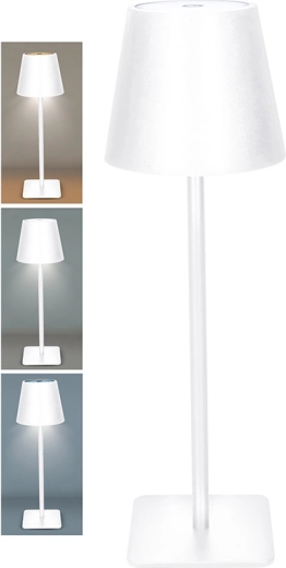 Solight LED επαναφορτιζόμενο φωτιστικό Lucca λευκό 120 lm