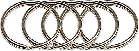 Κρίκος για κλειδιά 20 mm νίκελ (50 τεμ.)