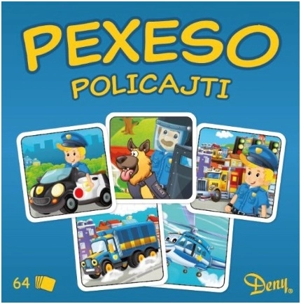 Pexeso Αστυνομικοί – ταξιδιωτικό pexeso με αστυνομικές εικόνες