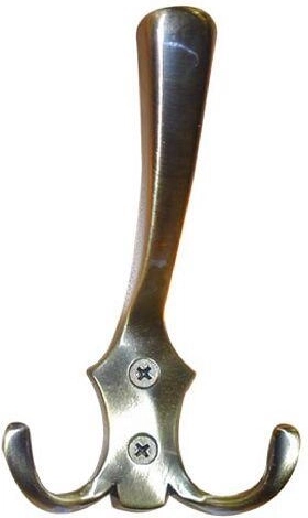 Κρεμάστρα Romana I, ματ νικέλιο, 77 × 130 mm