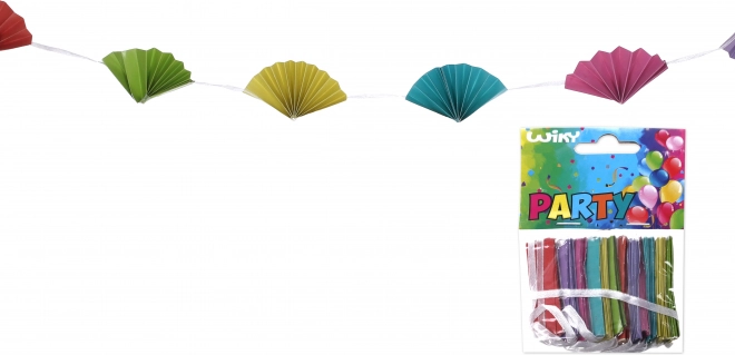 Πολύχρωμη χάρτινη γιρλάντα 2 μέτρα