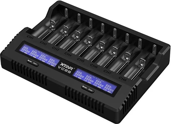 Φορτιστής συσσωρευτών XTAR VC8S