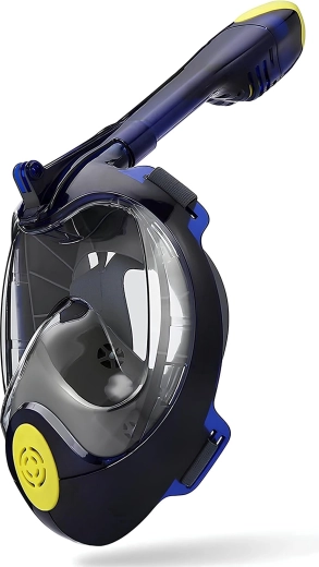 Μάσκα snorkeling πλήρους προσώπου SM-11 S/M σε αποχρώσεις του μπλε - 1 τεμάχιο