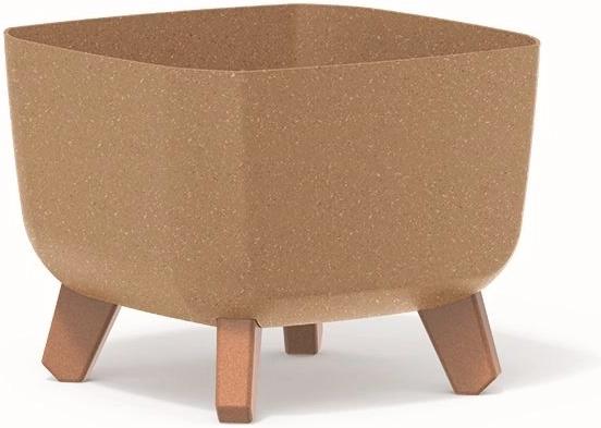Γλάστρα Gracia Square Eco Wood 24 × 24 cm naturo