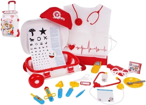 Ιατρική Βαλίτσα με Ρόδες και Αξεσουάρ 21 τεμ.