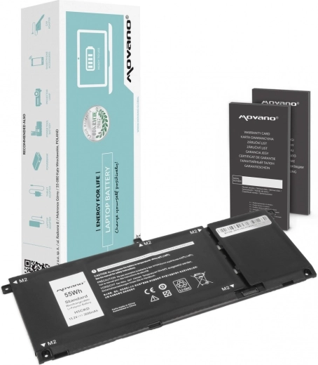 Μπαταρία Movano H5CKD για Dell Inspiron 5400, 5401, 5402, 5406, 5501 και 5508, 3600 mAh, 55 Wh