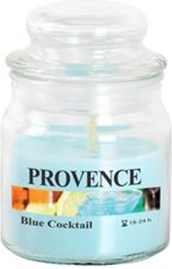 Αρωματικό κερί σε γυάλινο δοχείο Provence Blue Cocktail 24 ώρες