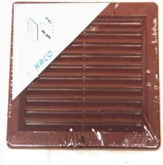 Γρίλια αερισμού με σίτα 200 × 200 mm, λευκή