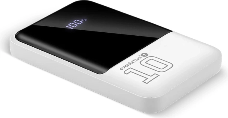 Powerbank 10 000 mAh με γρήγορη φόρτιση 22,5 W, 2× USB και 1× USB‑C με οθόνη LED