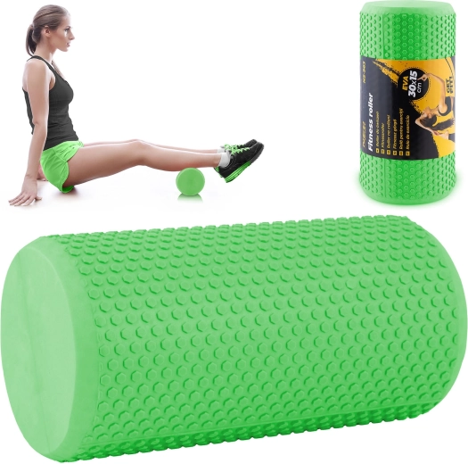 Κύλινδρος μασάζ αφρού EVA 30 × 15 cm πράσινος Neo-Sport