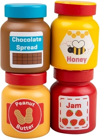 Ξύλινο σετ σνακ αλειμμάτων