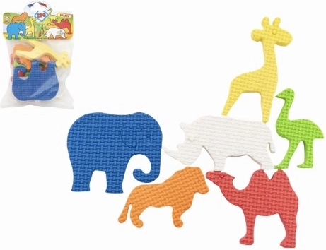Teddies αυτοκόλλητα νερού zoo – σετ 6 τεμαχίων