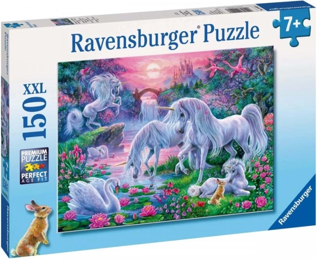 Παζλ Ravensburger Μονόκεροι στη λάμψη του ηλιοβασιλέματος 150 κομμάτια