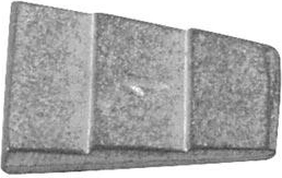 Μεταλλική σφήνα ασφάλισης αρ. 5, 38 × 50 mm (20 τεμ.)