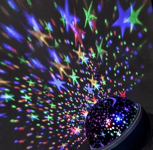 Solight LED σφαίρα προβολής multicolor με περιστροφή και 9 λειτουργίες