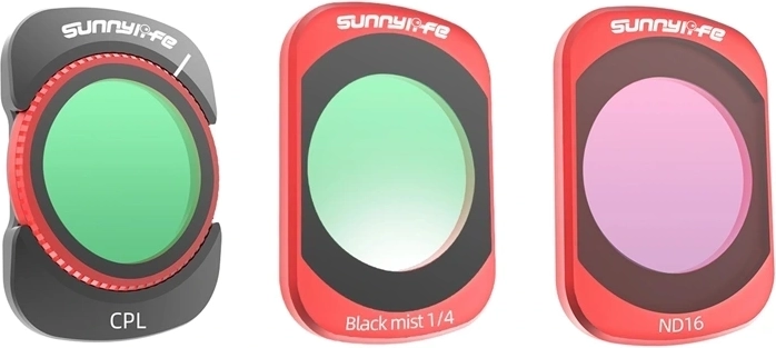 Σετ φίλτρων Sunnylife για Osmo Pocket 4/3 (CPL, ND16, Black Mist 1/4)