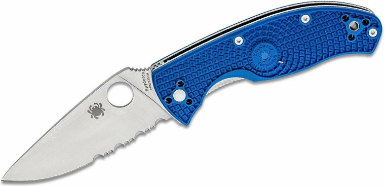 Spyderco Tenacious Lightweight Blue πτυσσόμενο μαχαίρι τσέπης 8,6 cm, σατινέ, μπλε, FRN
