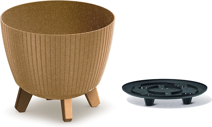 Γλάστρα Lamia Eco Wood 23,2 cm naturo eco