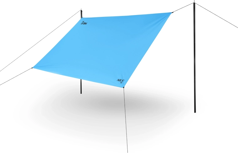 Ταξιδιωτικός μουσαμάς/tarp NILS Camp μπλε