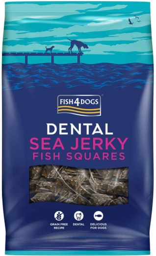 Fish4Dogs dental sea jerky ψαρίσια τετραγωνάκια για σκύλους 575 g