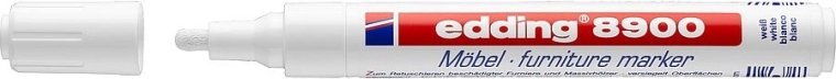 Μαρκαδόρος επισκευής επίπλων Edding 8900 λευκός